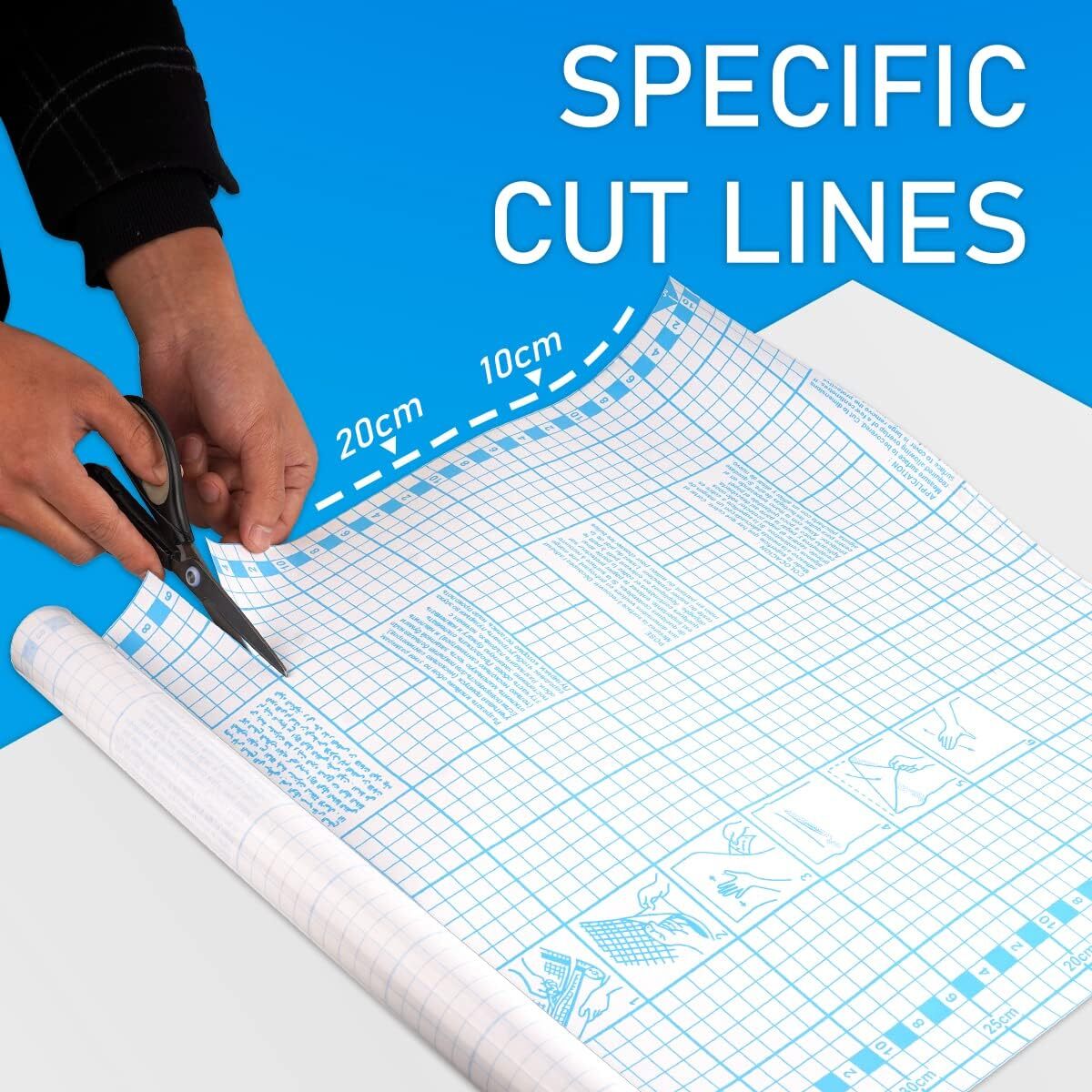 Clear Contact Paper Roll for Books Clear Self Adhesive Book Cover Paper