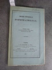 Société universelle d'ophthalmologie 1861 Monoyer ophtalmologie optique médecine