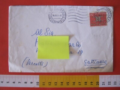 IT3 ITALY REPUBLIC POSTAL USE 1953 MILAN EUROPE CEPT C.E.P.T.
