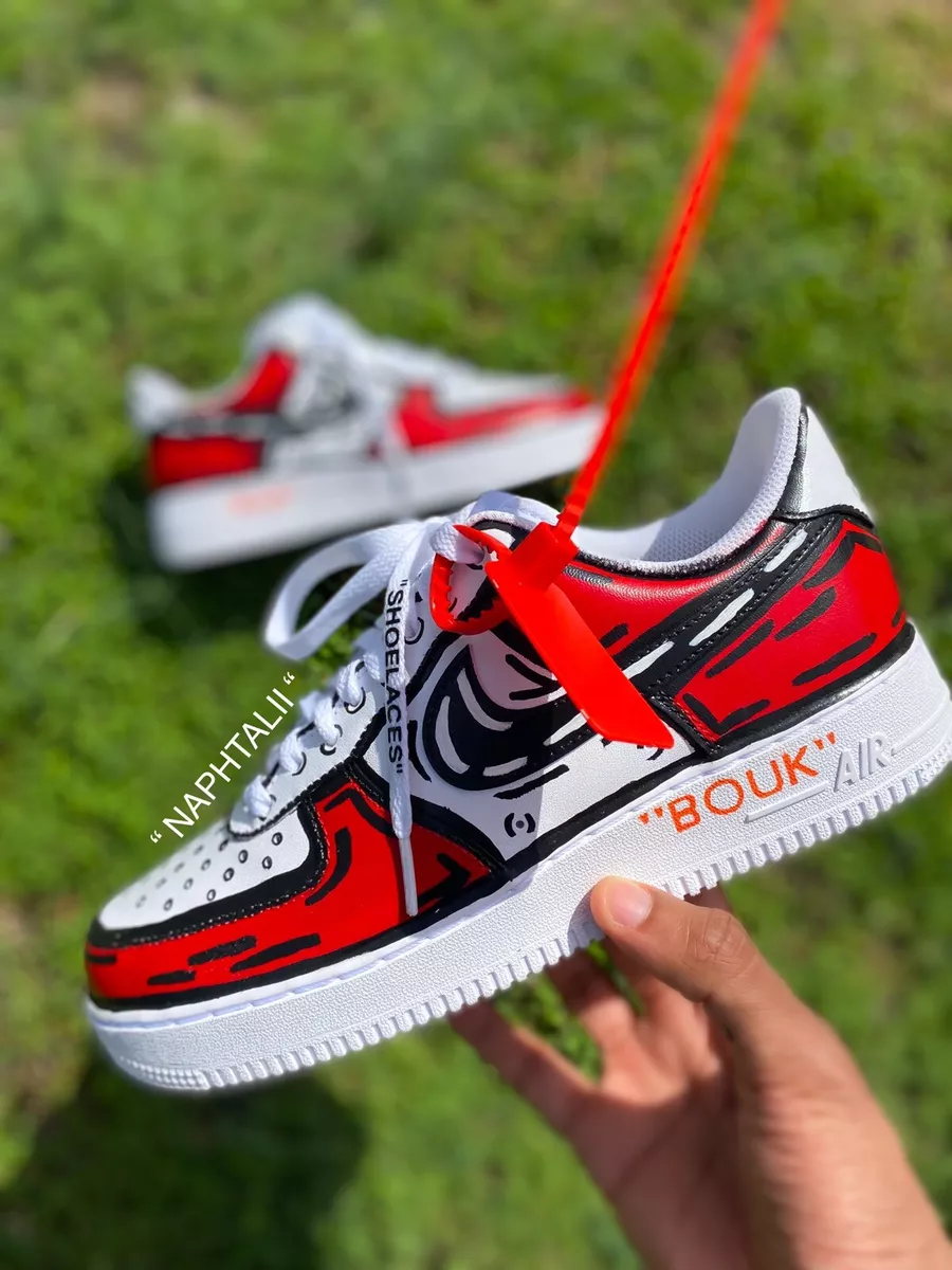 Custom “OFF-WHITE CARTOON” Air Force 1 (ALL COLORS/ALL SIZES/MADE TO ORDER)