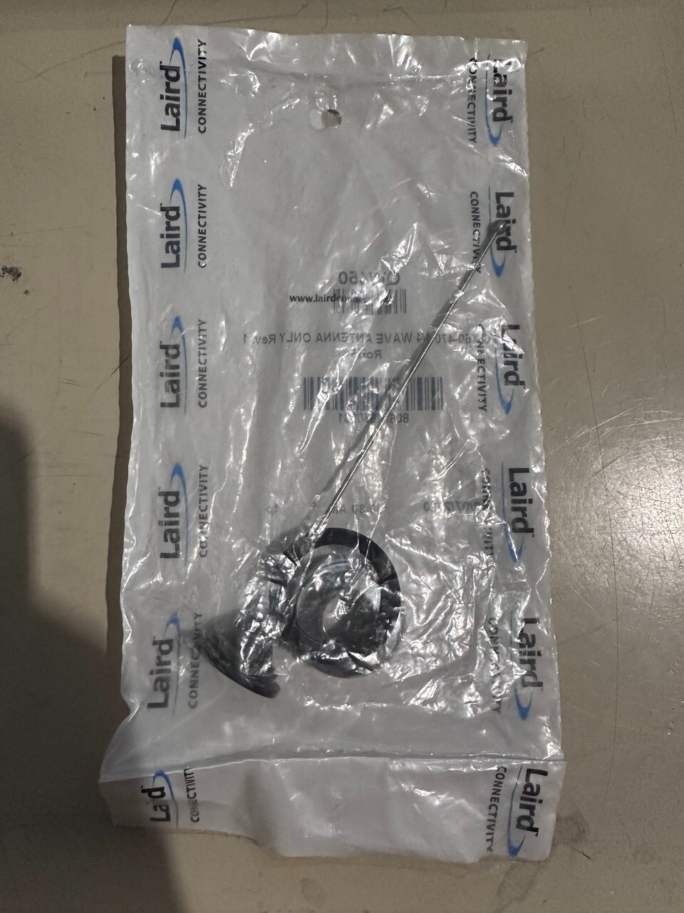 Laird Antenna UHF 450 470 MHz 1/4 Wave QW450 MAXRAD Chrome Silver