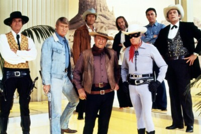 JOHN WAYNE CLAYTON MOORE DAVID CARRADINE CHUCK CONNORS HUGH O'BRIAN 24x36 Poster