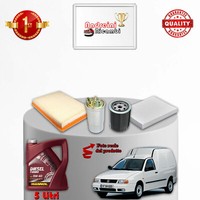 Wartungsset 4 Filter Und ÖL VW Caddy II 1.9 TDI 66KW 90PS Von 1996 Bis 2004