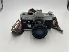Canon Chrome FTb-QL 35mm SLR Camera with Quantaray 1:2.8 28mm Lens