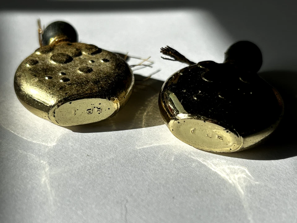 Botella miniatura súper rara 2 cubiertas de oro de 4 ml de perfume BOB MACKIE PERFUME PURO PERFUME Foto 3 de 4