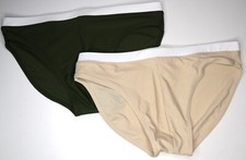 2 NEW MEN'S SWIM BRIEFS BOTH SIZE MEDIUM