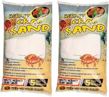 Zoo Med Hermit Crab Sand White, 5 lbs. 2 pack 