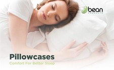 Natural Pillow Cover - Enclosed Sleeve Style Hypoallergenic Bed Pillow Case