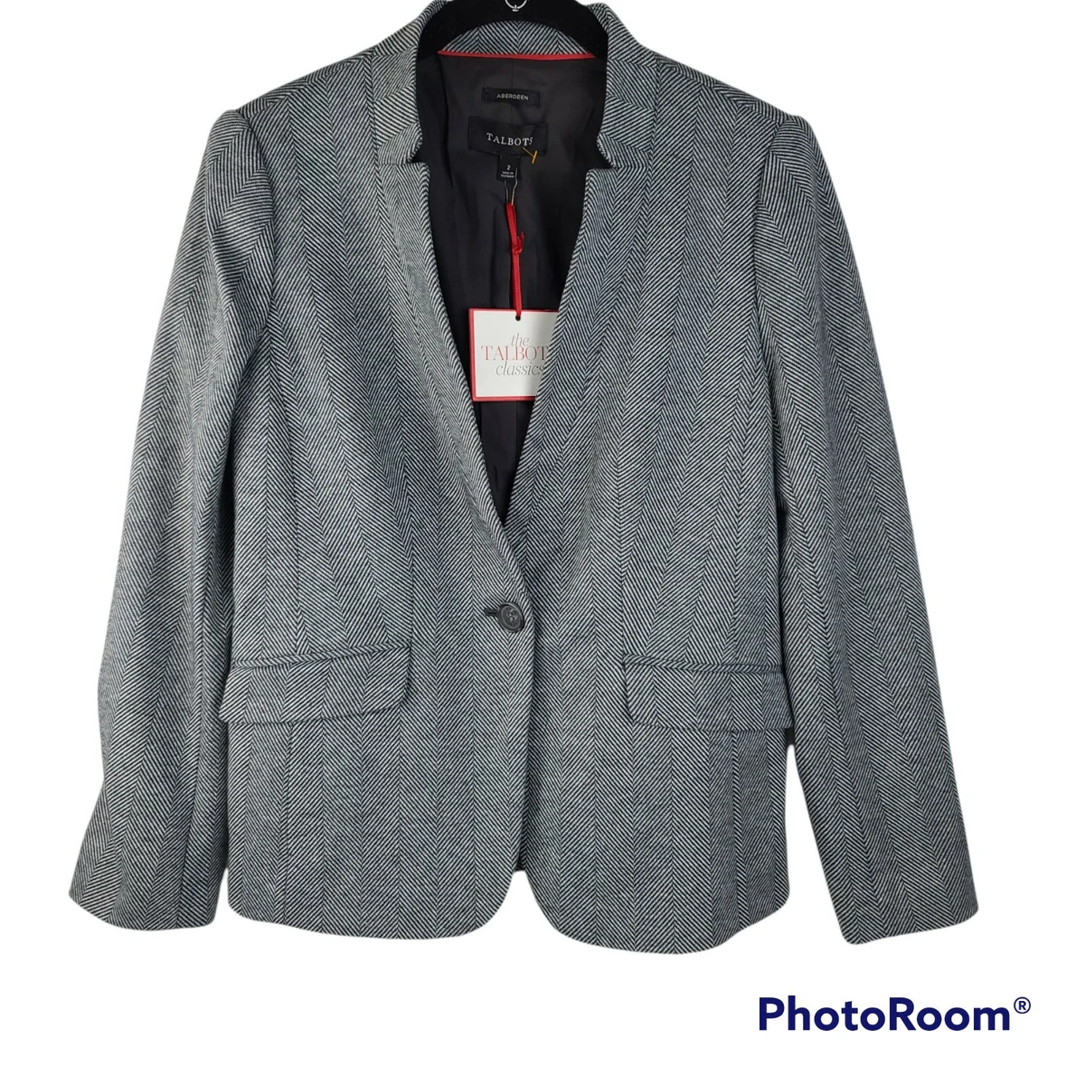 Talbots herringbone shop jacket