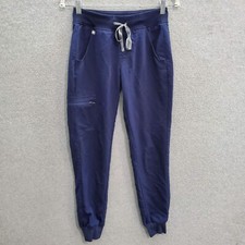 Figs Women Scrub Pants 2XS Blue Jogger Technical Collection Inseam 29''
