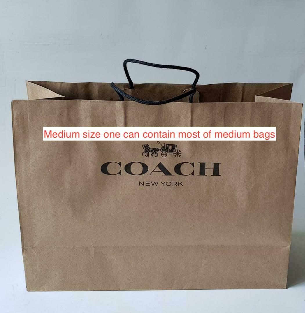 New Coach Gift Bag(Original America) Paper Bag Count1 | Ebay