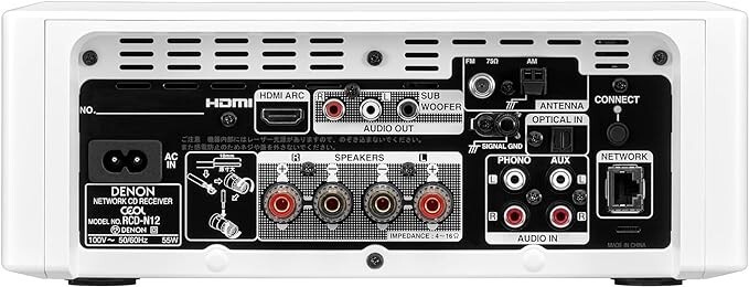 DENON RCD-N12 Network CD Receiver HEOS High Resolution HDMI ARC
