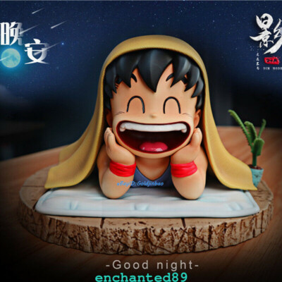 Dim Studio DragonBall DBZ Good Night Child Goku Resin Painted Figurine Statue