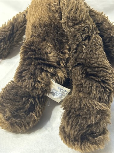 vtg Avlon Rubber face stuffed animal plush brown teddy bear monkey thumb sucking - Picture 7 of 7