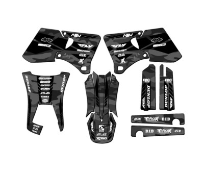 1998-2002 WR 426 F APACHE Grey Senge Graphics Kit Compatible with Yamaha