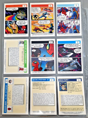 1990 MARVEL Comics Cards TRADING CARDS 9 | eBay
