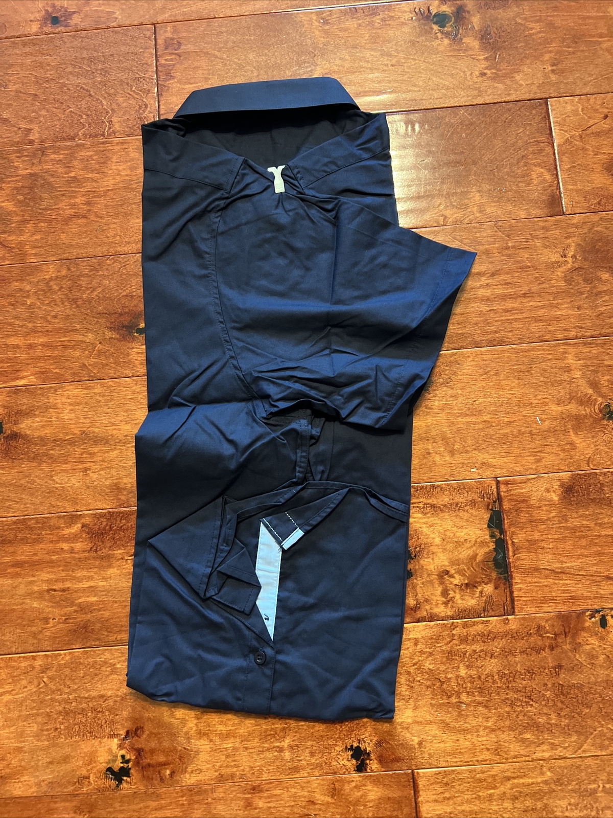 Galaxy by Harvic Mens Navy Slim Fit Collared Button-Down Shirt XL NWT $38