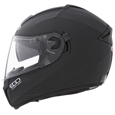 CABERG EGO FULLFACE MOTORRAD MOTORRADHELM MATT SCHWARZ MIT SONNENBLENDE