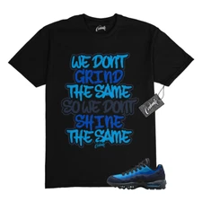 Air Max 95 Obsidian Black Harbor Blue T Shirt to Match DIFF