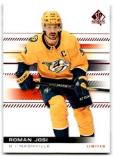 2019-20 SP Authentic Limited #84 Roman Josi Nashville Predators