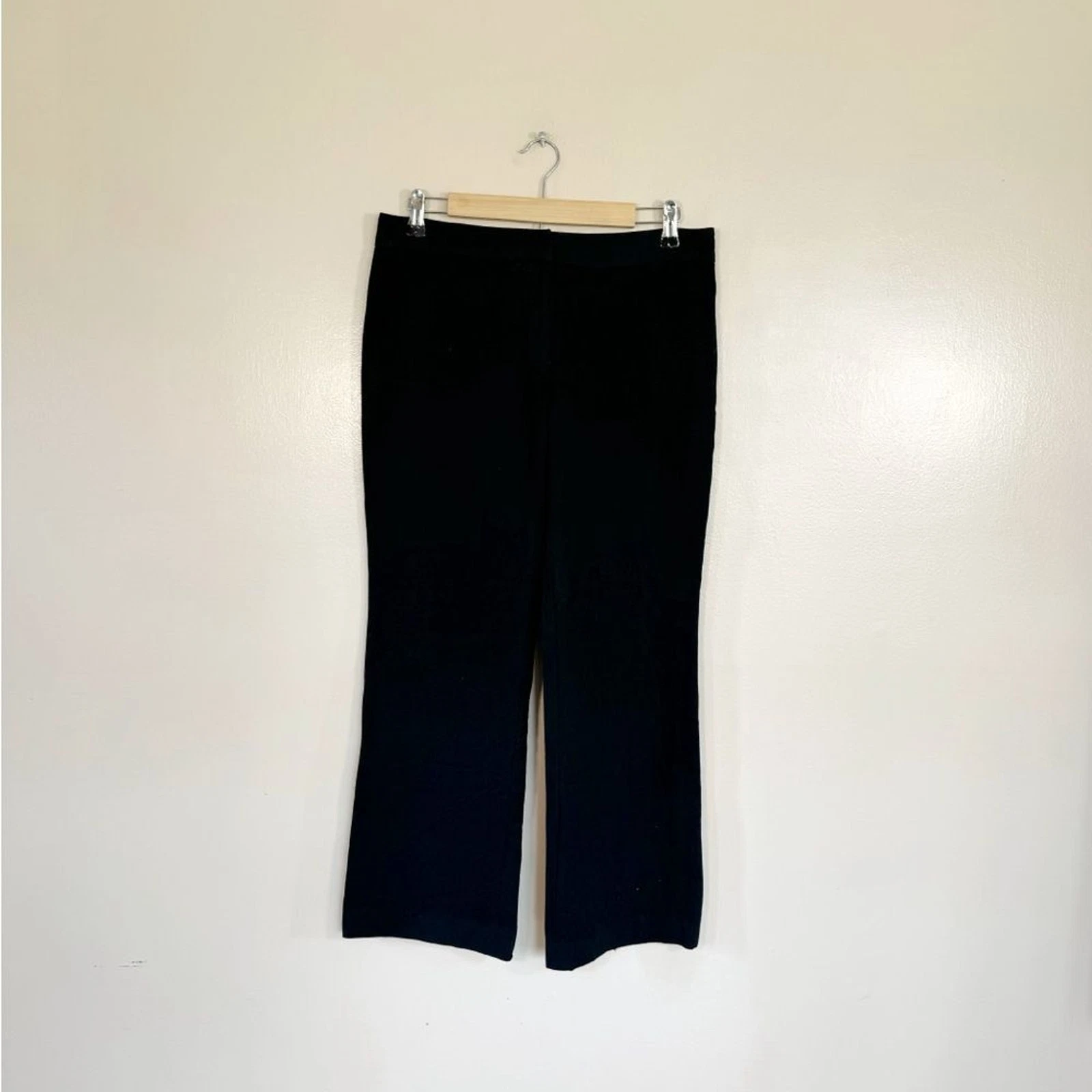 OFFERTA! Pantalone nero Burberry classico lana taglia 10 us intime ottimeioni