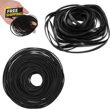 100 Pcs Recorder Rubber Belts Cassette Recorder Repair Maintenance Mix Flat