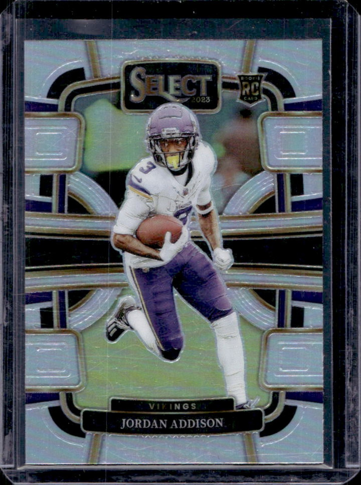 2023 Select Jordan Addison RC Silver Prizm Concourse #66 Vikings