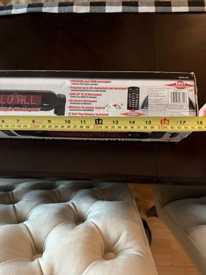 #ad LED Car Rear Deck Scrolling Digital LED Message System with Remote Roadmaster $14.98