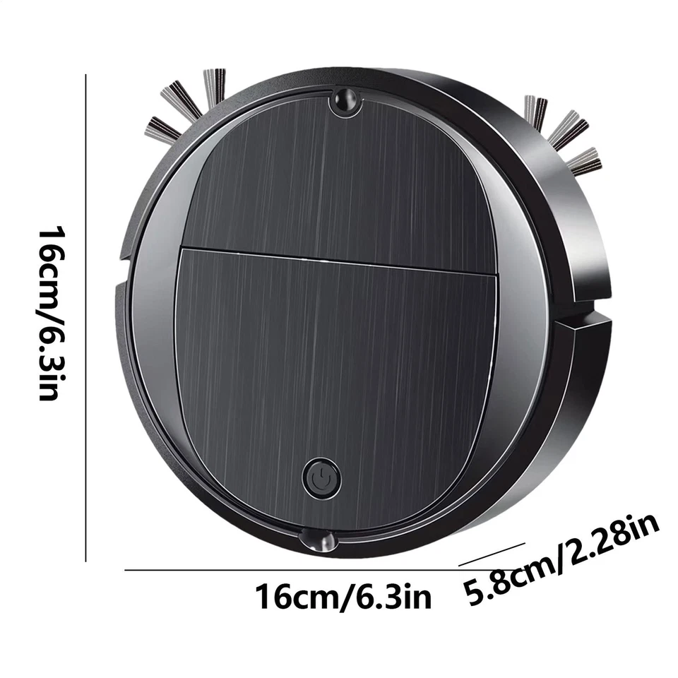 Mini-Kehrroboter, leistungsstarke Saugkraft, kleiner Roboterreiniger, batteriebe - Bild 4 von 4