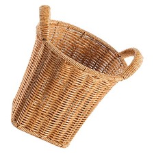 Storage Baskets Plastic Handle Design Woven for Kitchen Decorative