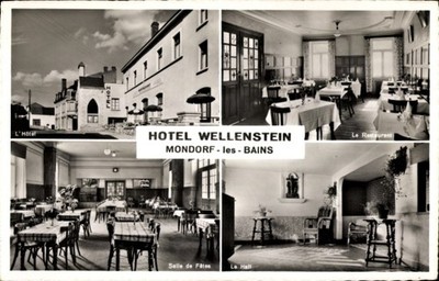 Ak Mondorf les Bains Bad Mondorf Luxemburg, Hotel Wellenstein - 11195449