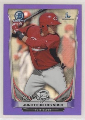 2014 Bowman Chrome Prospects Purple Refractor /150 Jonathan Reynoso #BCP37 h3a