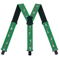MELOTOUGH Men'S Suspenders 2 Inch Wide Elastic Y Back Suspenders for Men Heavy D