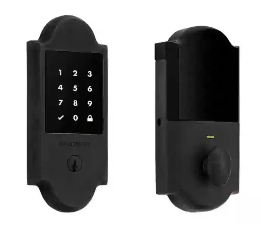 Baldwin 8235.102 Boulder Touchscreen Deadbolt with Batteries Oil-Rubbed Bronze