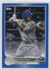 2022 Topps Pro Debut Blue Auto 62/150 JC Correa #PD-66 Auto 10w8