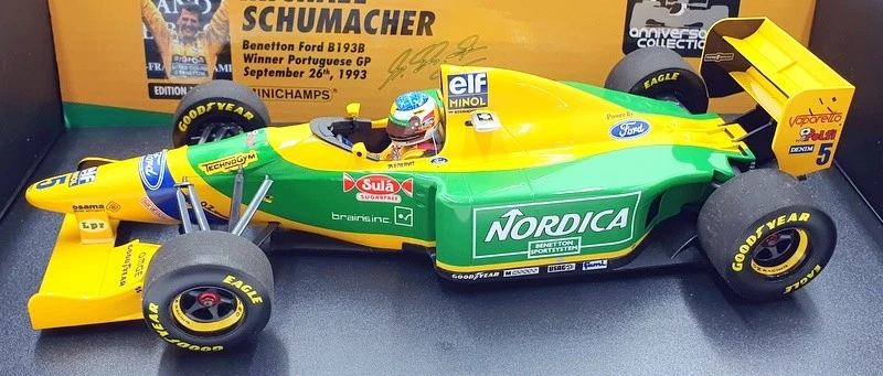 Minichamps 1/18 Scale 510 933205 - F1 Benetton Ford B193B #5 M.Schumacher - Image 3 of 4