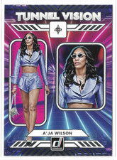 2025 Donruss WNBA Tunnel Vision #13 A'Ja Wilson Las Vegas Aces South Carolina