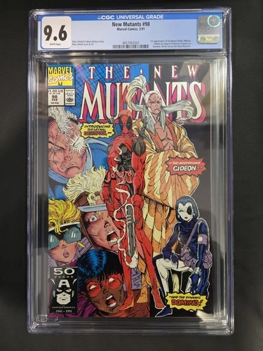 The New Mutants #98 CGC Graded 9.6 (NM+) GORGEOUS BOOK! First Deadpool!