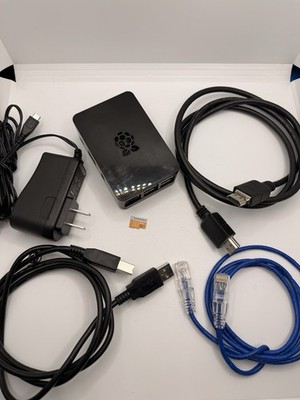Raspberry Pi 3 Model B Complete Starter Kit 32GB Micro SD Card Power Supply Case