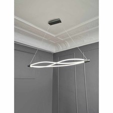 LED Pendelleuchte Hängelampe Decor Swirl Pendant 128cm 22W Warmweiß Dimmbar
