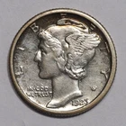 1923-S Mercury Dime  - ALMOST UNCIRCULATED
