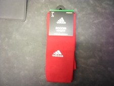 1 Pair Red Adidas Soccer Metro Sock LARGE 10-13 ARCH ANKLE COMPRESSION NEW