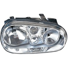Halogen Scheinwerfer links H7/ H1/ H3 chrom für VW Golf IV Cabriolet Variant