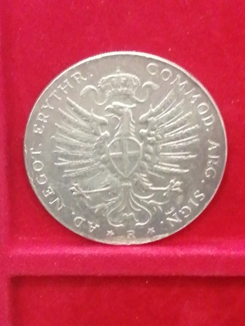 REGNO TALLERO ITALUCUM 1918 RIPRODUZIONE IN ARGENTO - Immagine 2 di 4