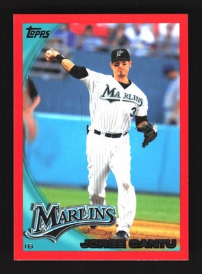 Jorge Cantu Florida Marlins 2010 Topps Red Border #618 SN /299