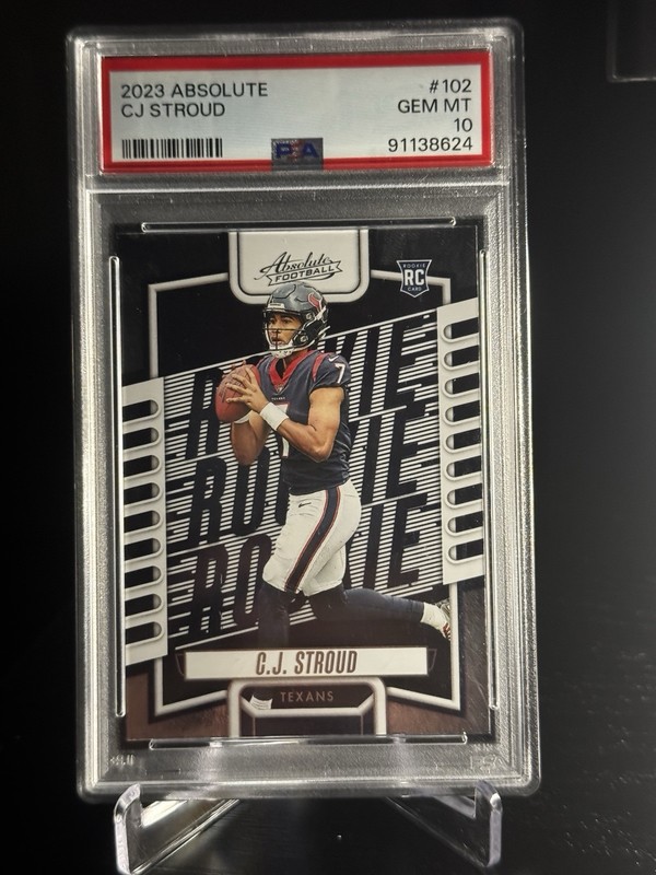 2023 Panini Absolute C.J. Stroud Rookies RC #102 Base PSA 10 Texans