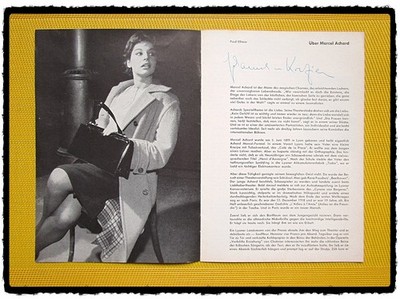 JOHANNA VON KOCZIAN - Autogramm in Heft Theater in der Josefstadt von 1962 ..!