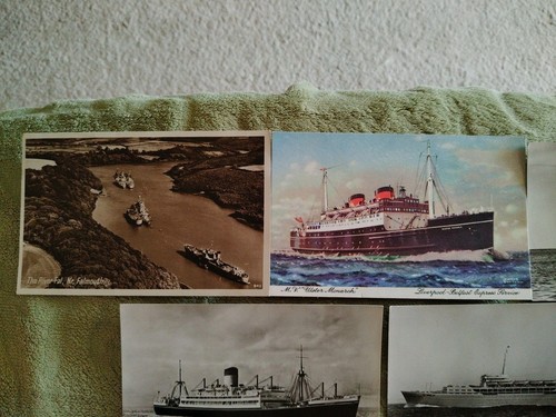 Job Lot x 5 Ship S. S/M. V Postcards Unposted/Posted - Picture 2 of 9