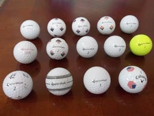 Golf Balls 14 ct Taylomade TP5X And TP5 , Also 1 Callaway Chrome Tour X  "Mint"