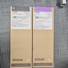 Epson Genuine Ink T55K8 Matte Black T55KD Violet 700ml Cartridges